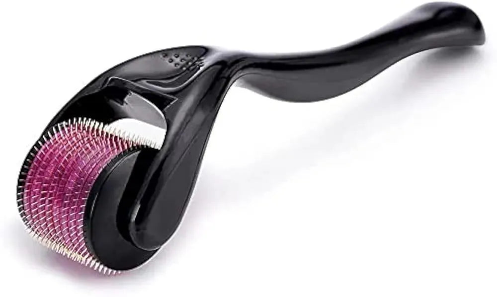 Black Hair Derma Roller – Stimulates hair growth, repairs damaged hair & adds shine.