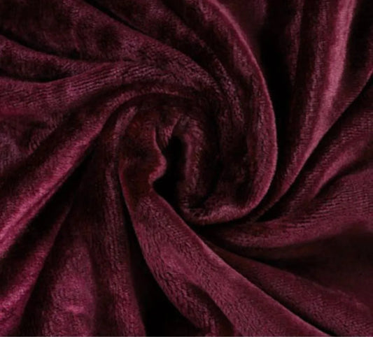 Maroon velvet curtains 2 pcs set 60x86 inch panels, soft fleece velvet curtains for bedroom living room elegant home decor use