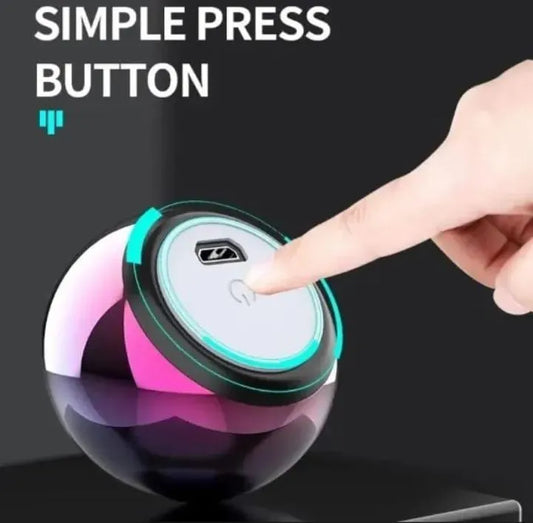 Portable wireless Bluetooth speaker compact mini audio device black red, pocket size speaker for outdoor travel and daily music use