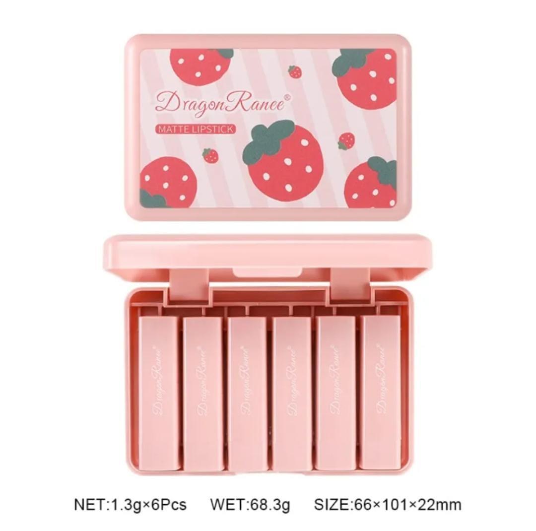 12-piece Swift Mart matte lipstick set in bold and nude shades for Pakistani women
