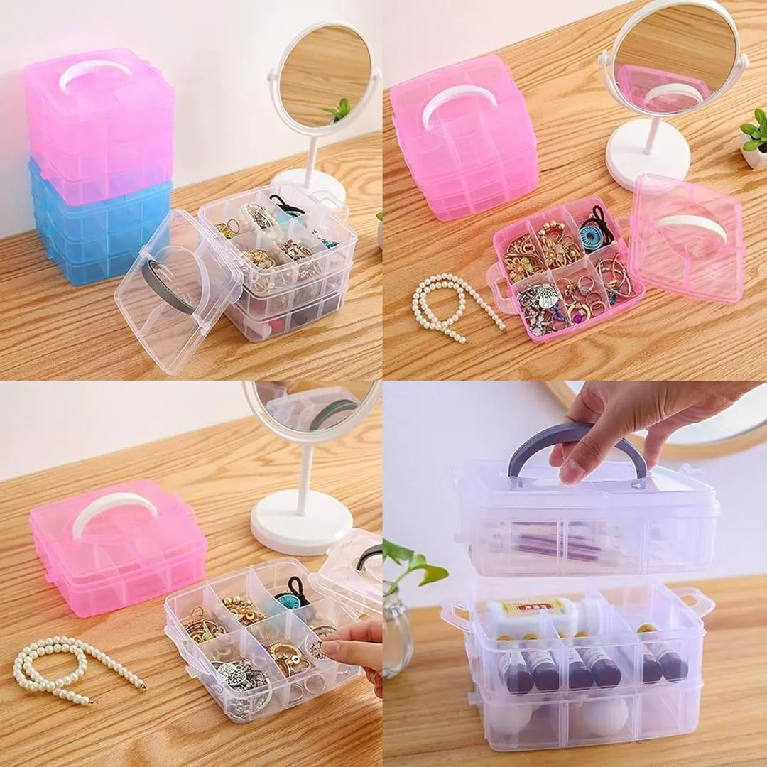 3L multicolor jewellery box organizer for women in Pakistan