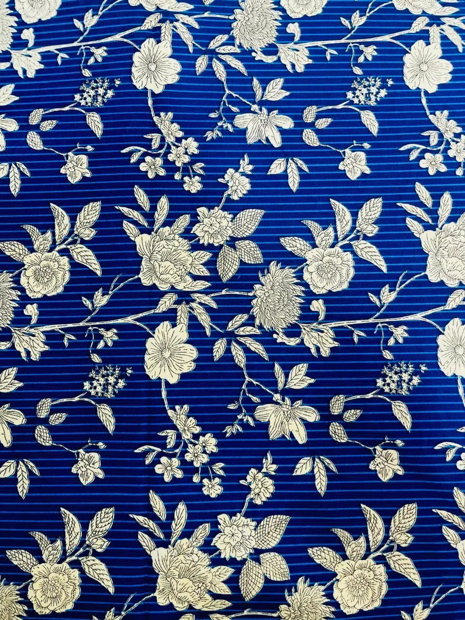 Blue printed polo cotton 2 piece suit for women casual wear soft breathable fabric matching shirt and trouser set