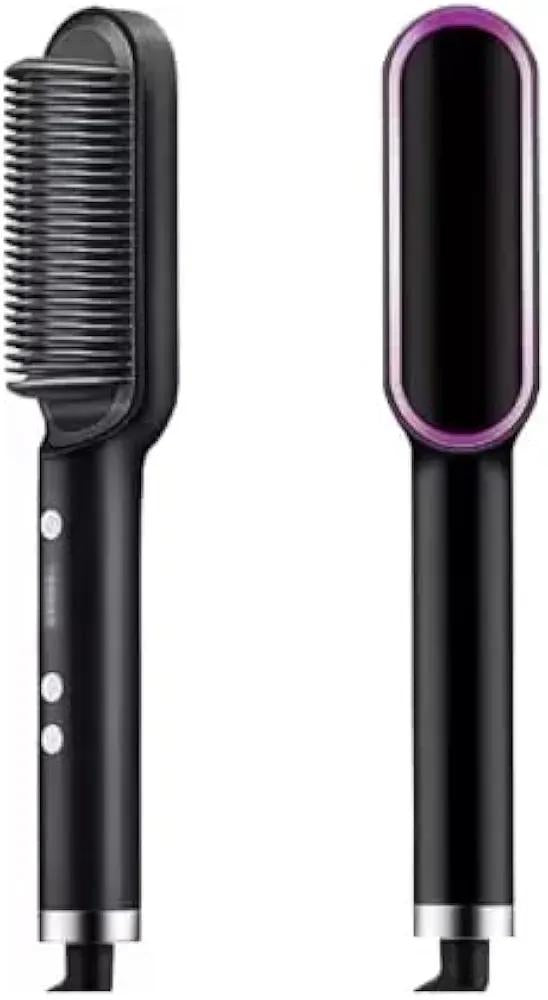 Premium corded hair dryer brush in green and black for smooth, frizz-free hair. Fast salon-quality styling at home.
