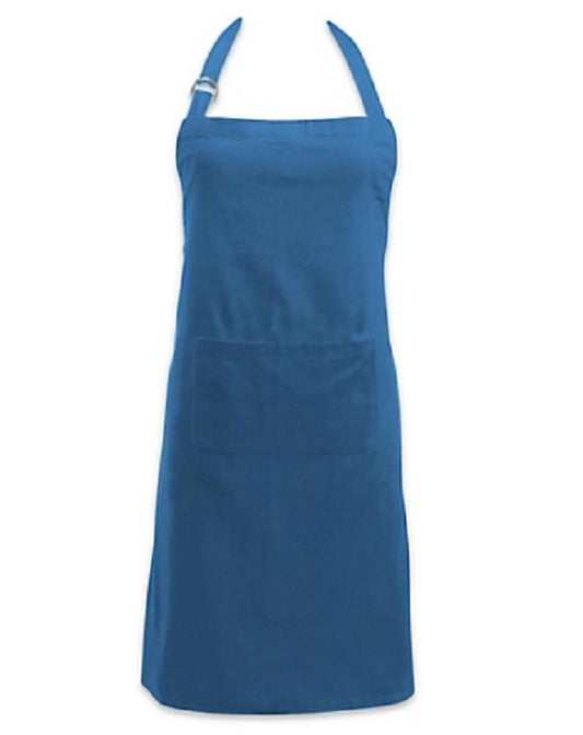 Cotton kitchen apron adjustable chef cooking apron multicolor, plain apron with pocket for cooking baking cleaning and daily use