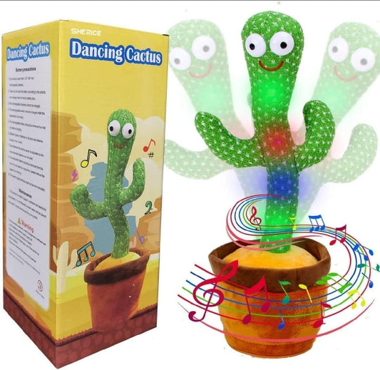 Dancing cactus toy for kids electric plush green fun toy for indoor play parties and entertainment for children