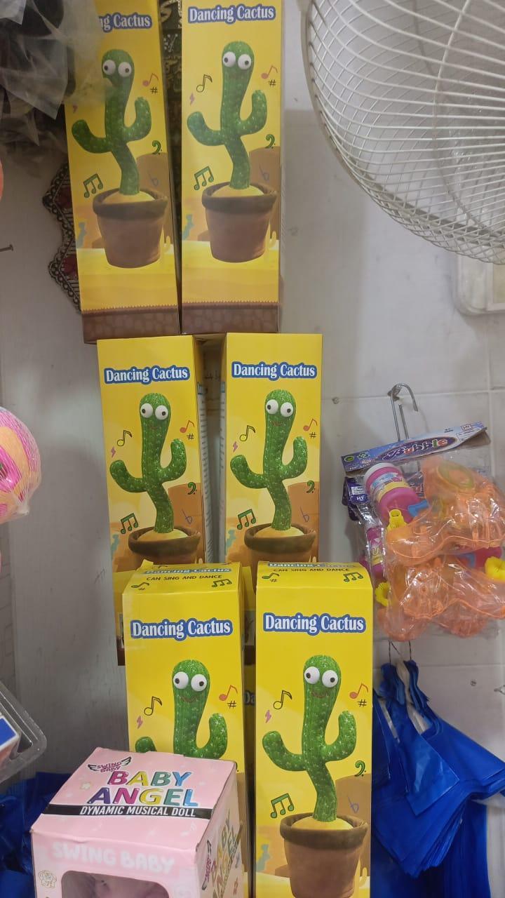 Dancing cactus toy for kids electric plush green fun toy for indoor play parties and entertainment for children