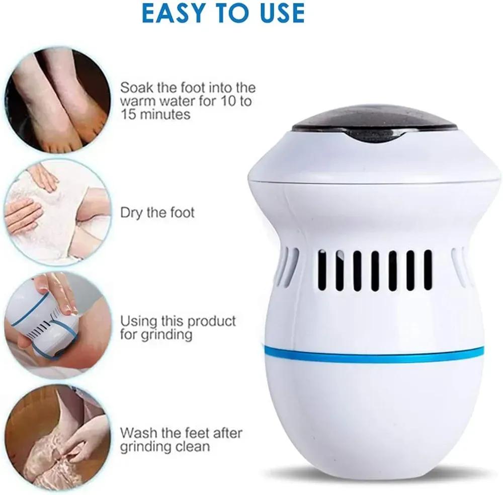 Electric Foot Scrubber – Callus remover for smooth soft feet.