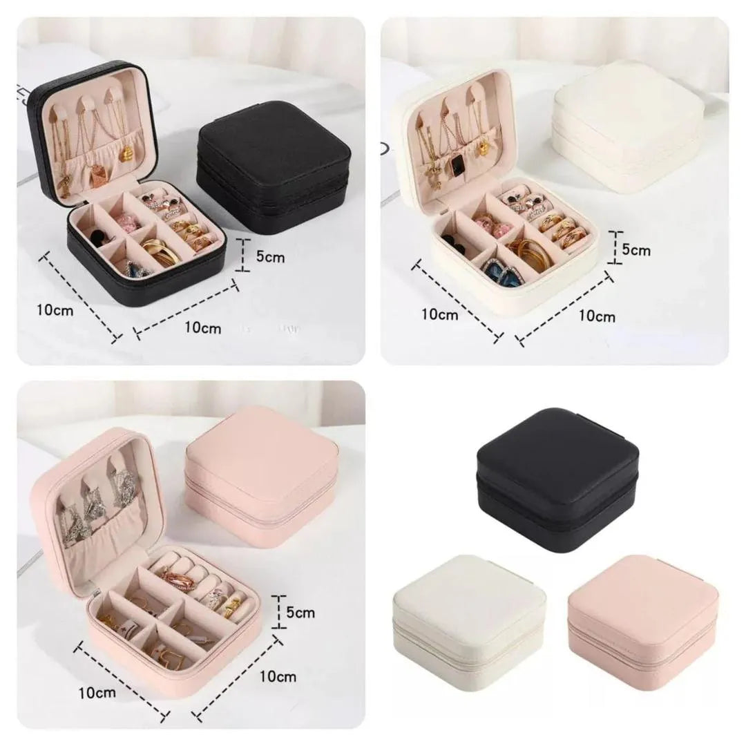 Swift Mart jewelry box velvet organizer for women travel storage case