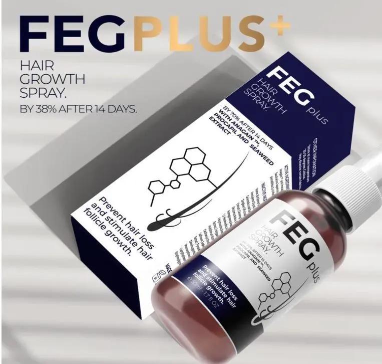 FEG Plus Hair Growth Spray – Prevent hair loss, stimulate follicles & nourish hair. Swift Mart,