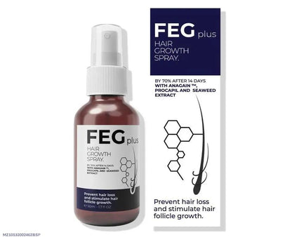 FEG Plus Hair Growth Spray – Prevent hair loss, stimulate follicles & nourish hair. Swift Mart,