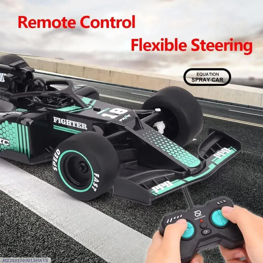 Remote control racing car for kids durable ABS plastic RC toy with rubber tires for indoor outdoor play and high speed fun