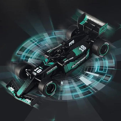 Remote control racing car for kids durable ABS plastic RC toy with rubber tires for indoor outdoor play and high speed fun