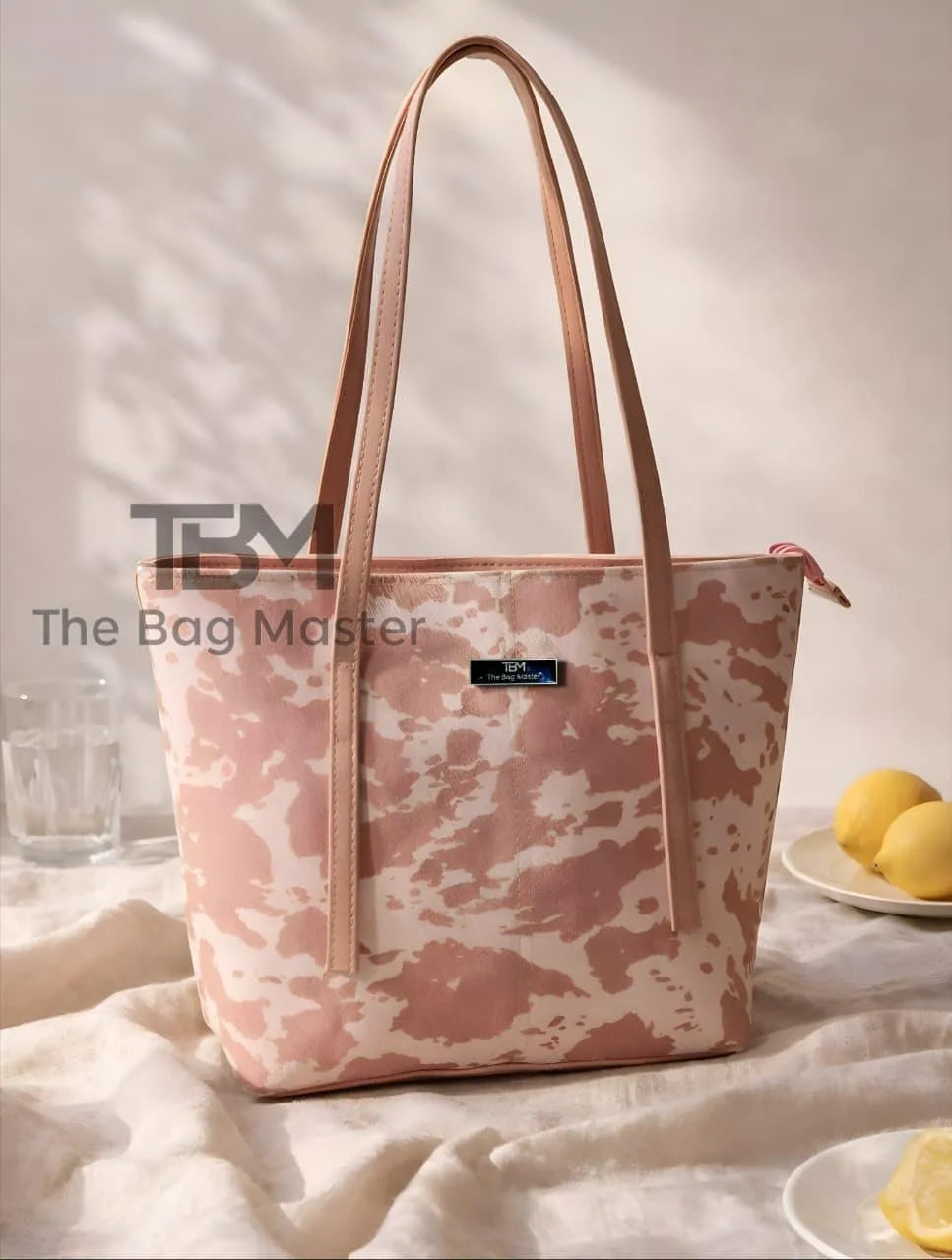 Multicolor rexine tote bag for girls large stylish handbag for school college shopping and daily use