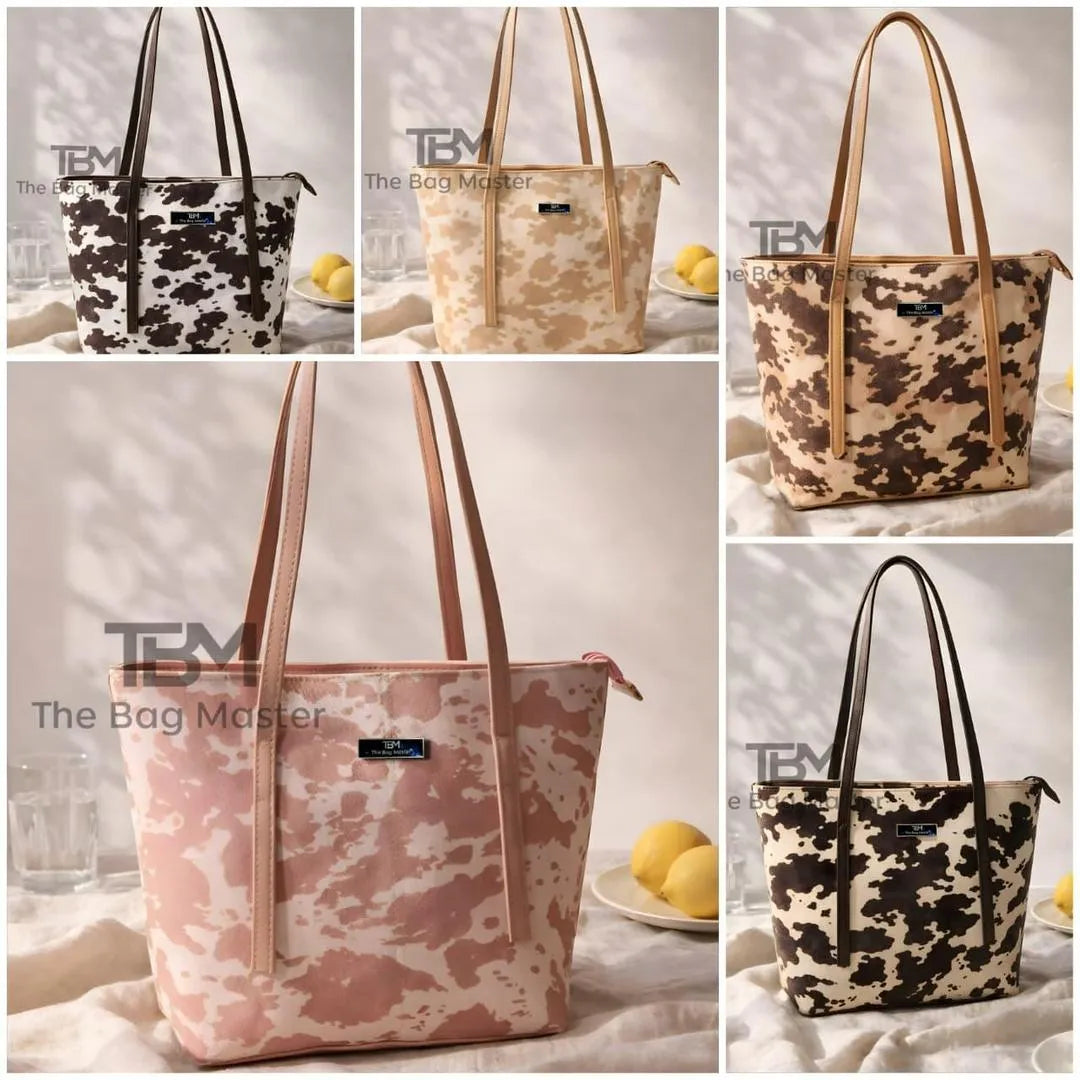 Multicolor rexine tote bag for girls large stylish handbag for school college shopping and daily use
