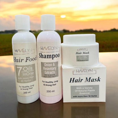 3-in-1 Hair Care Set 200ml – Mask, Oil & Shampoo for frizz control, repair & shine. Swift Mart