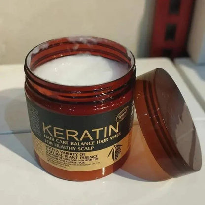 Keratin Hair Mask Pack of 2 – Buy 1 Get 1 Free at Swift Mart for healthy, strong, frizz-free hair