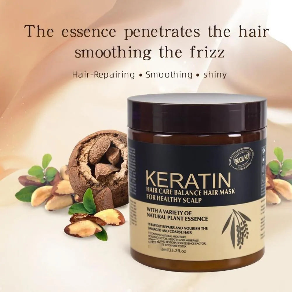 Keratin Hair Mask Pack of 2 – Buy 1 Get 1 Free at Swift Mart for healthy, strong, frizz-free hair