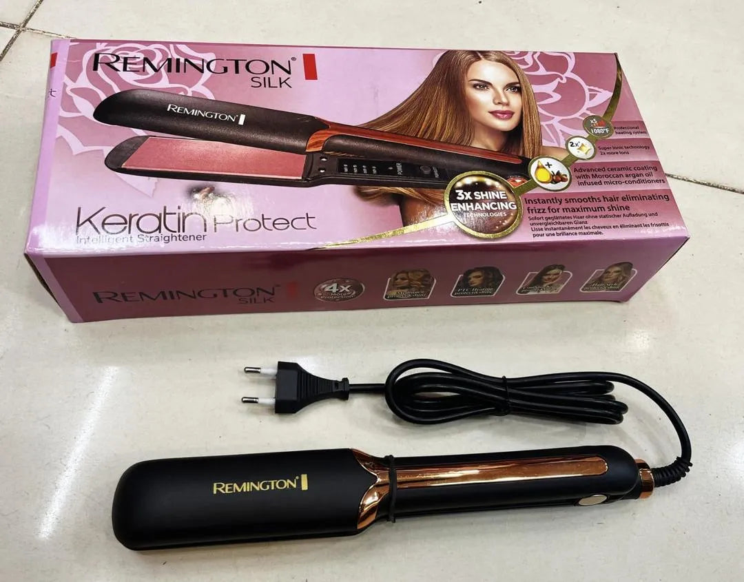 Hair straightener by Swift Mart with ceramic bristles and temperature control for smooth and frizz free styling