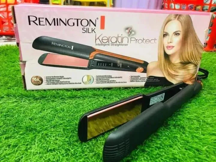 Hair straightener by Swift Mart with ceramic bristles and temperature control for smooth and frizz free styling
