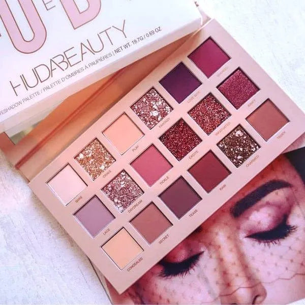 Huda Beauty Nude Eyeshadow Palette 18 Shades for Pakistani skin tones – Swift Mart