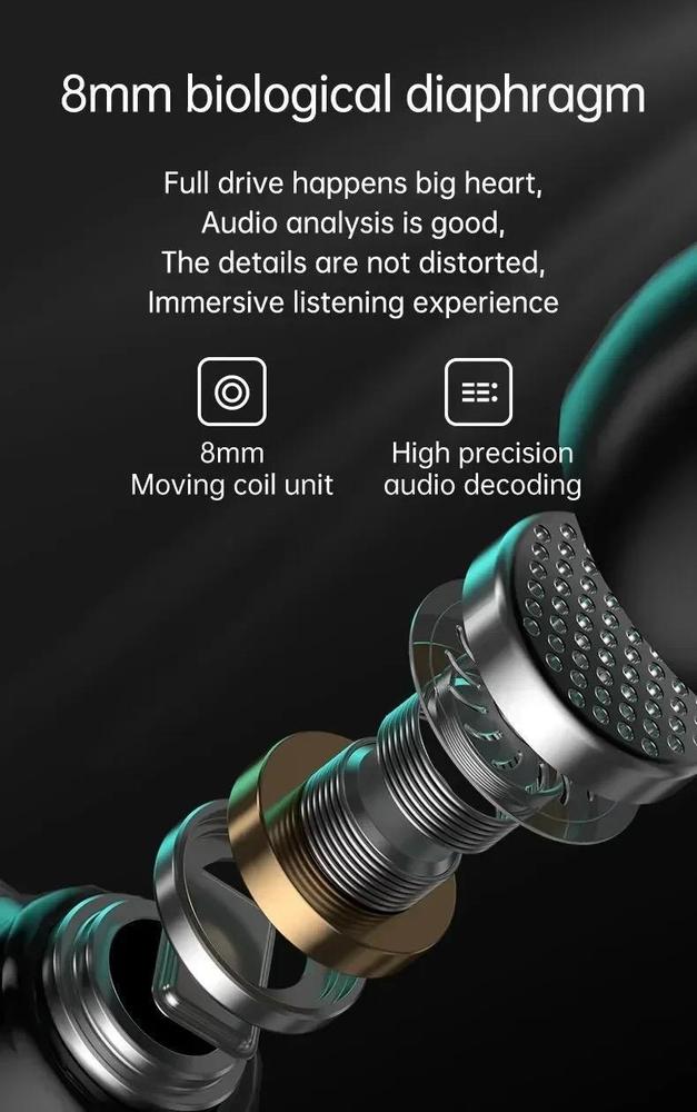 M25 wireless gaming earbuds black Bluetooth 5.0 in ear headphones with mic, noise cancelling earbuds for gaming music and calls
