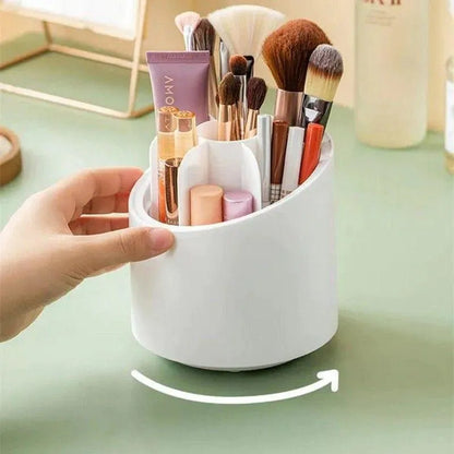 Premium Makeup Brush Holder – Keep brushes & cosmetics tidy, dust-free, and visible.