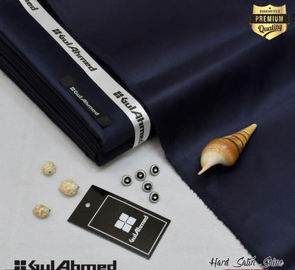 Men navy satin silk suit all season formal wear Pakistan Swift Mart premium unstitched fabric wedding office wear