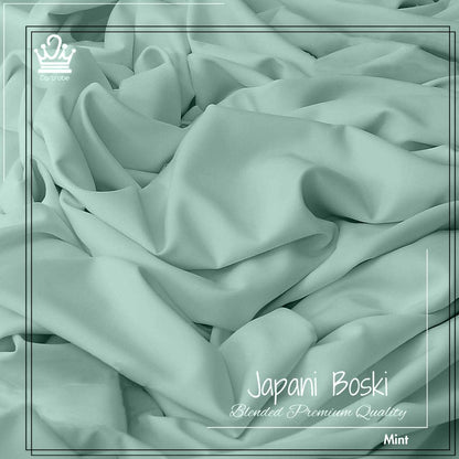 Mint green boski suit for men unstitched by swift mart