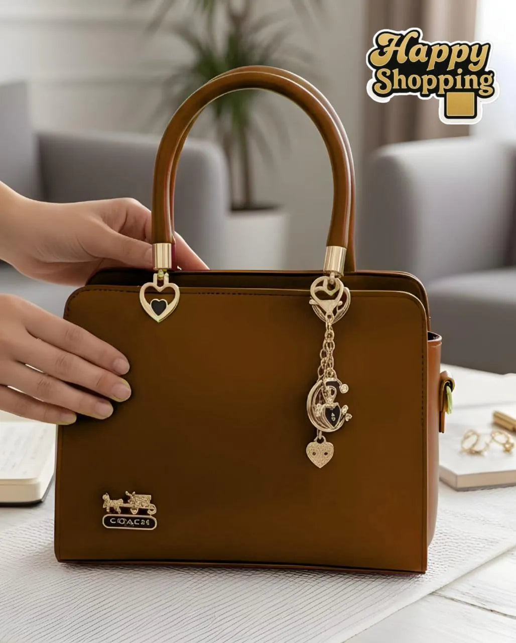 Multicolor rexine shoulder bag for girls stylish lightweight handbag with strap for school casual and party use