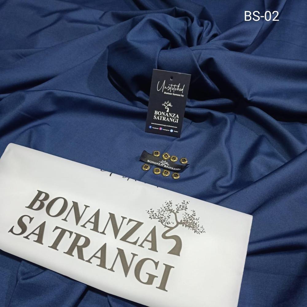 Navy blue boski suit for men unstitched by swift mart