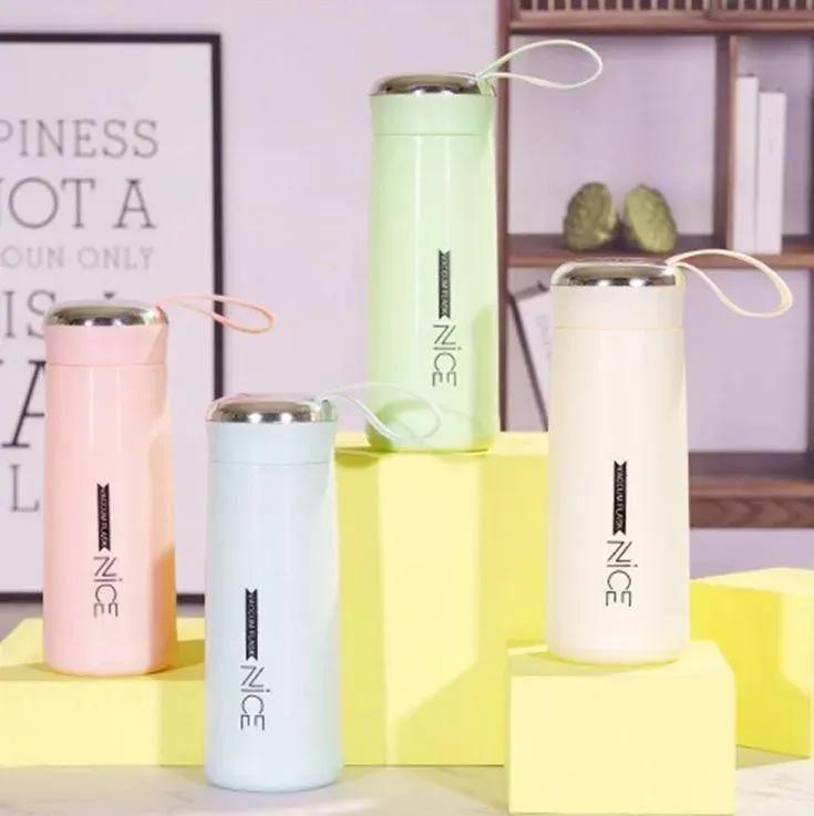 Premium ABS water bottle leak proof portable drink bottle, lightweight stylish bottle for school office travel and daily hydration use