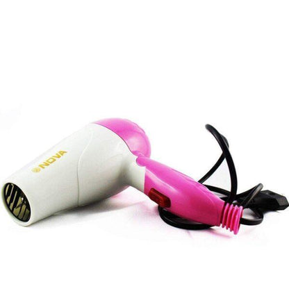 Nova Pink Electric Hair Dryer 100W with 2 Speed Medium Heat