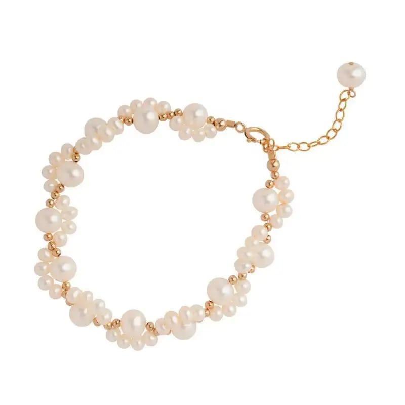 pearl charm bracelet women stainless steel elegant fashion jewelry Swift Mart