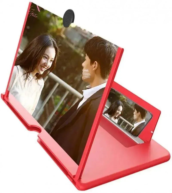 Mobile video amplifier screen portable phone magnifier black, screen enlarger for movies gaming and video calls at home or travel