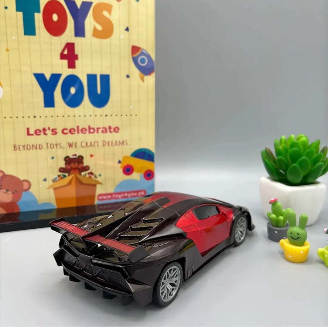RC gear racing car for kids electric drive multicolor toy with remote control for indoor outdoor play and fun