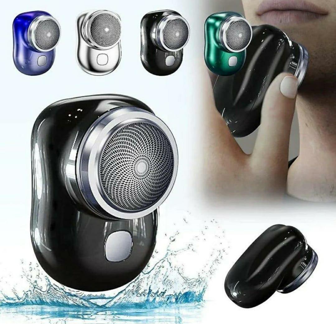 Rechargeable black hair trimmer with 5 blades, lightweight and durable, perfect for men