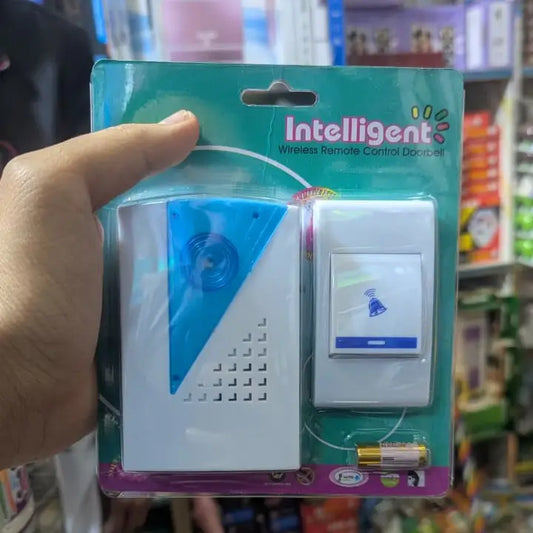 wireless remote control doorbell white compact design clear sound