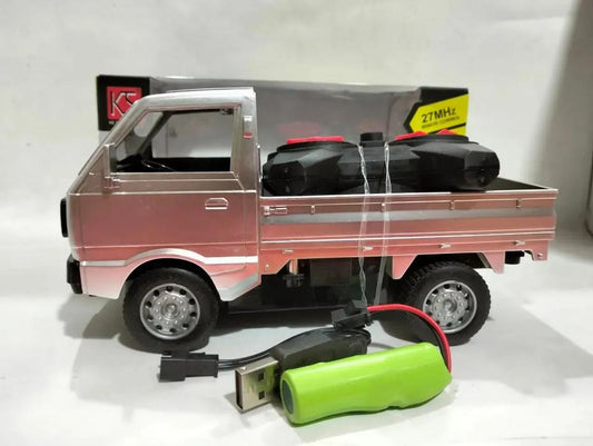 Remote control truck toy for kids multicolor 4 channel RC car durable plastic climbing and racing toy for boys