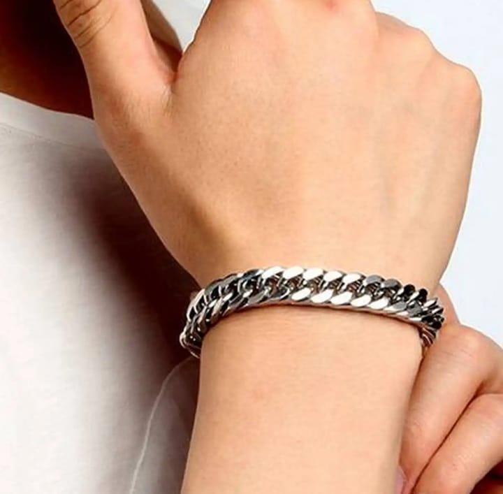 Adjustable stainless steel bracelet for men modern chain design daily wear Swift Mart