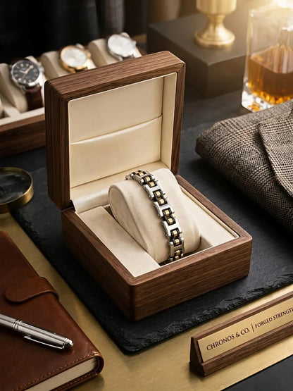 Stainless Steel Funky Silver Plated Men's Bracelet