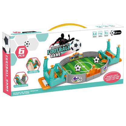 Table football game for kids indoor soccer play set with goals compact tabletop fun toy for family and children