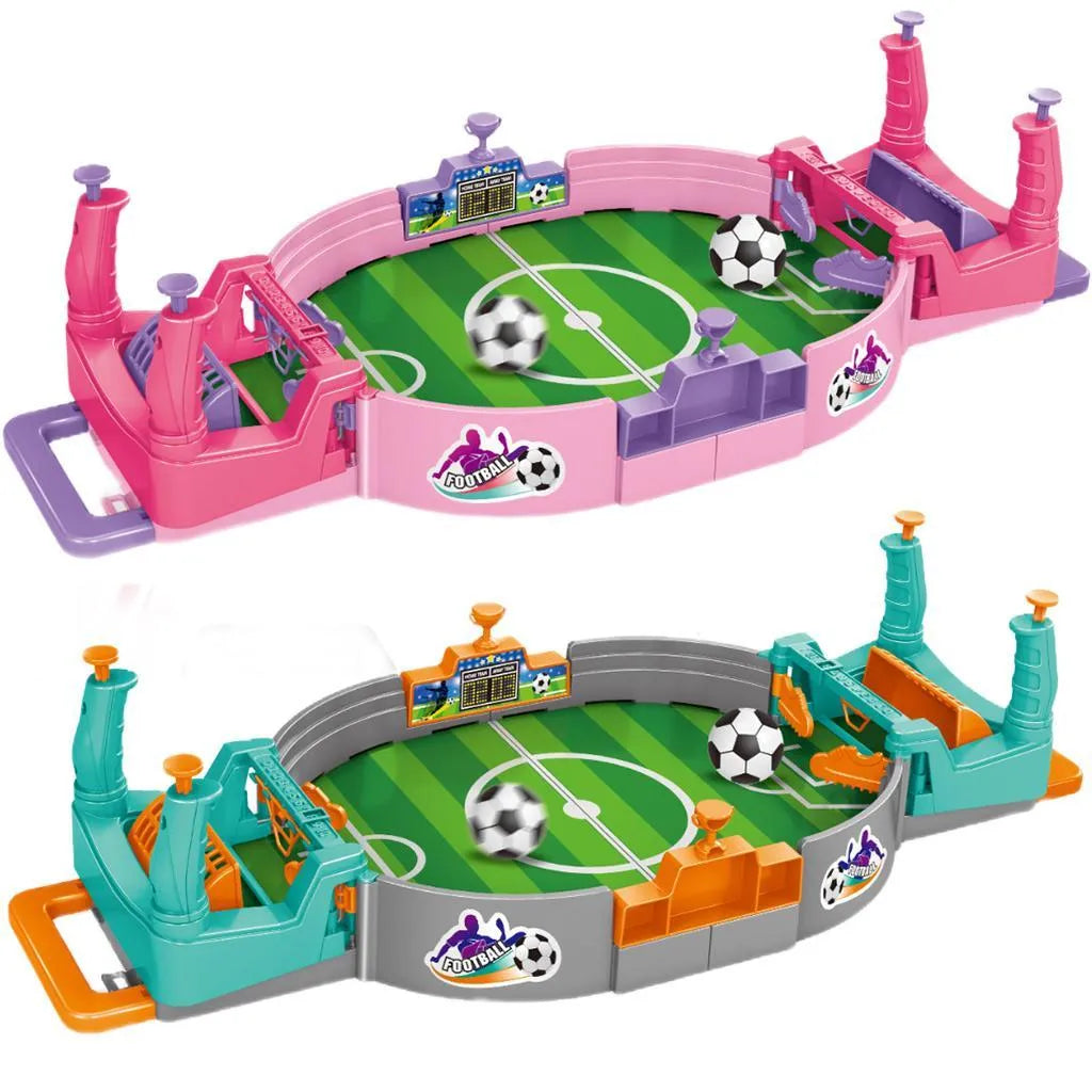 Table football game for kids indoor soccer play set with goals compact tabletop fun toy for family and children