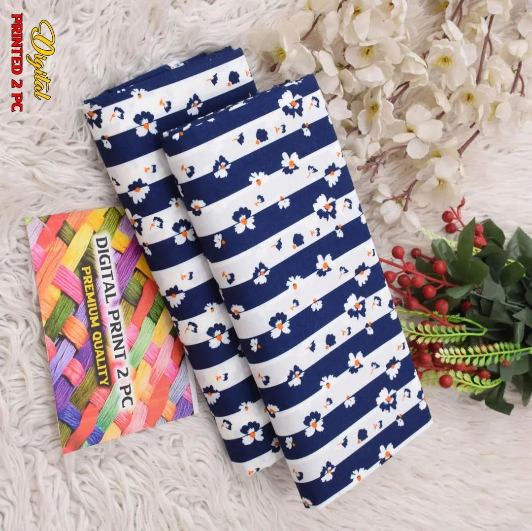 White printed cotton 2 piece suit for women with matching shirt and trouser soft breathable summer casual outfit