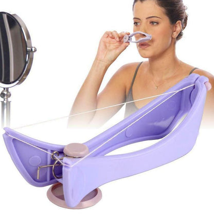 Purple ABS Face & Body Threading Tool for Women by Swift Mart – safe, durable, lightweight, for smooth hair-free skin